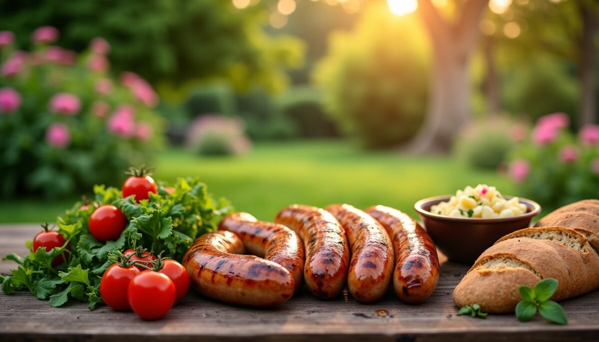 Saucisses grillées : suggestions gourmandes et simples pour des accompagnements réussis