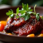 Daube de bœuf classique : savoureuse recette au vin rouge et légumes mijotés