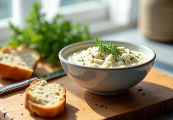 Délicieuses rillettes de thon au fromage blanc : une recette simple et express