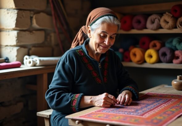 Brochali : Au cœur de l'histoire et de l'artisanat textile du patrimoine caucasien