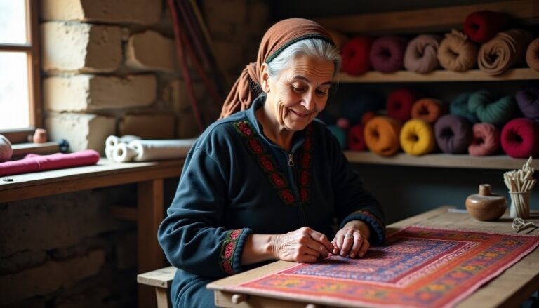 Brochali : Au cœur de l'histoire et de l'artisanat textile du patrimoine caucasien